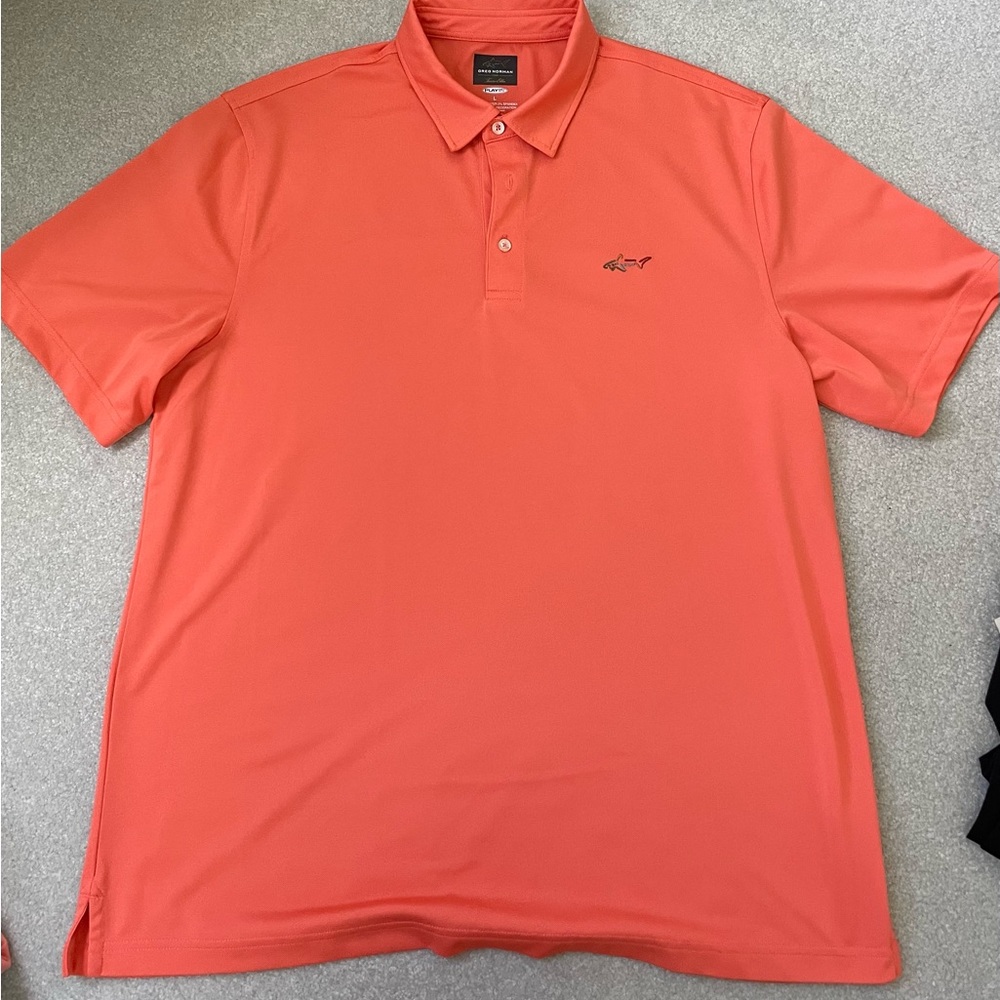 💧PRICE DROP💧⛳️🏌️‍♂️Greg Norman Golf Shirt, Coral, Size L